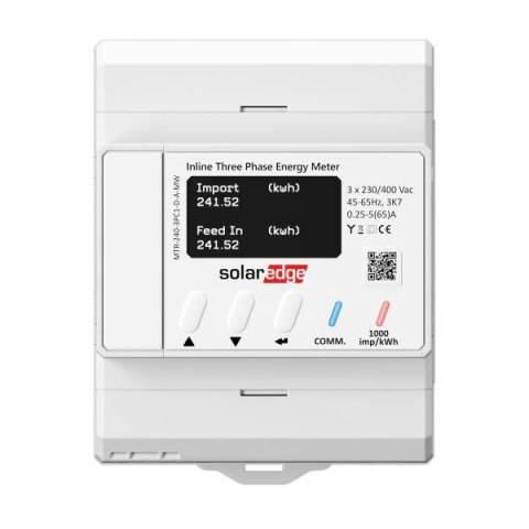 SolarEdge MTR-240-3PC1-D-A-MW licznik bezpośredni MTR EU3 3faz. SolarEdge MTR-240-3PC1-D-A-MW licznik bezpośredni MTR EU3 3faz.