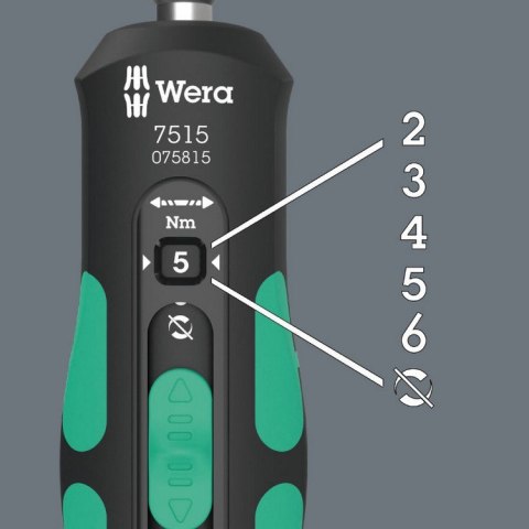 WKRĘTAK DYNAMOMETRYCZNY SAFE-TORQUE SPEED 7515,2-6 NM, 1/4'' WKRĘTAK DYNAMOMETRYCZNY SAFE-TORQUE SPEED 7515,2-6 NM, 1/4''