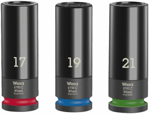 ZESTAW KLUCZY NASADOWYCH 1/2'' WHEEL IMPAKTOR C SET 1, 3SZT. ZESTAW KLUCZY NASADOWYCH 1/2'' WHEEL IMPAKTOR C SET 1, 3SZT.